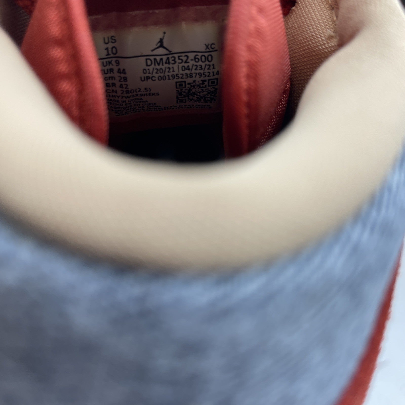 Size 10 - Air Jordan 1 Mid Denim Red Blue Brown Suede (DM4352-500)