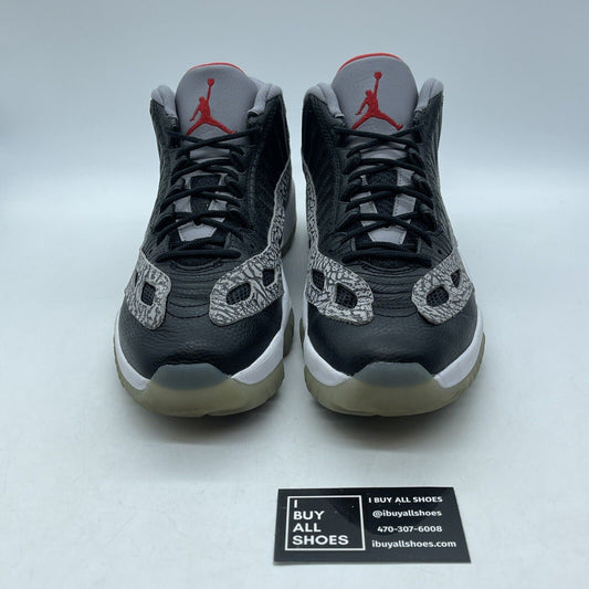 Size 12 - Air Jordan 11 Retro IE Low Black Cement Black Grey White (919712-006)