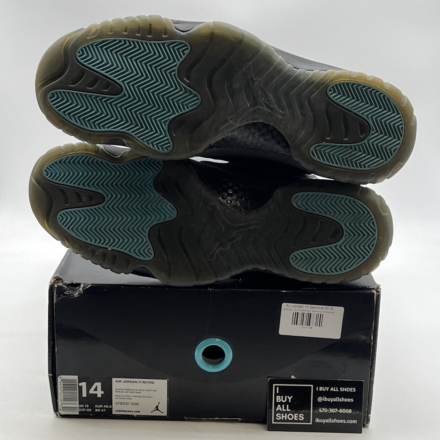 Size 14 - Air Jordan 11 Retro High Gamma Blue (378037-006)