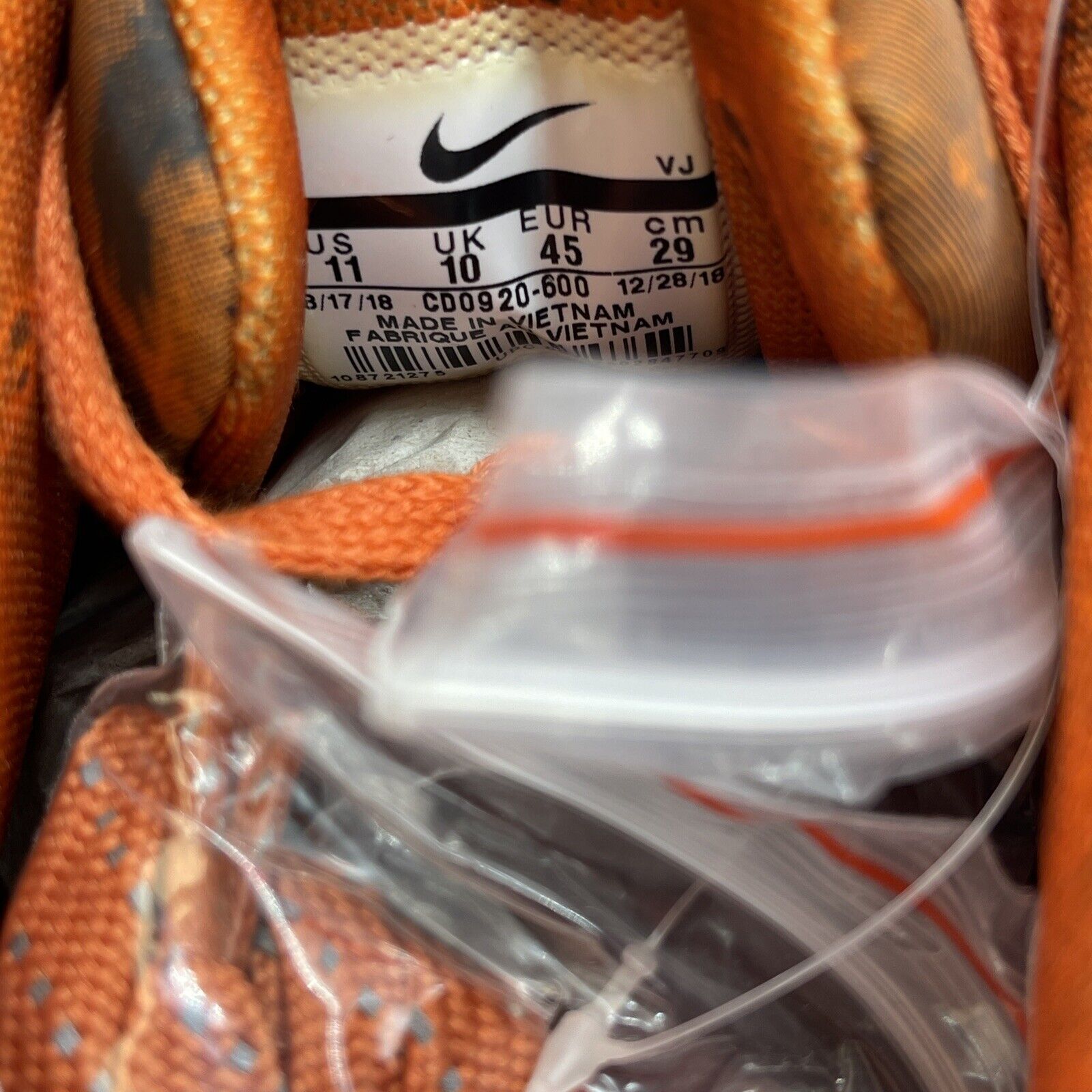 Size 11 - Nike Air Max 90 QS Mars Landing Black Orange Silver (CD0920-600)