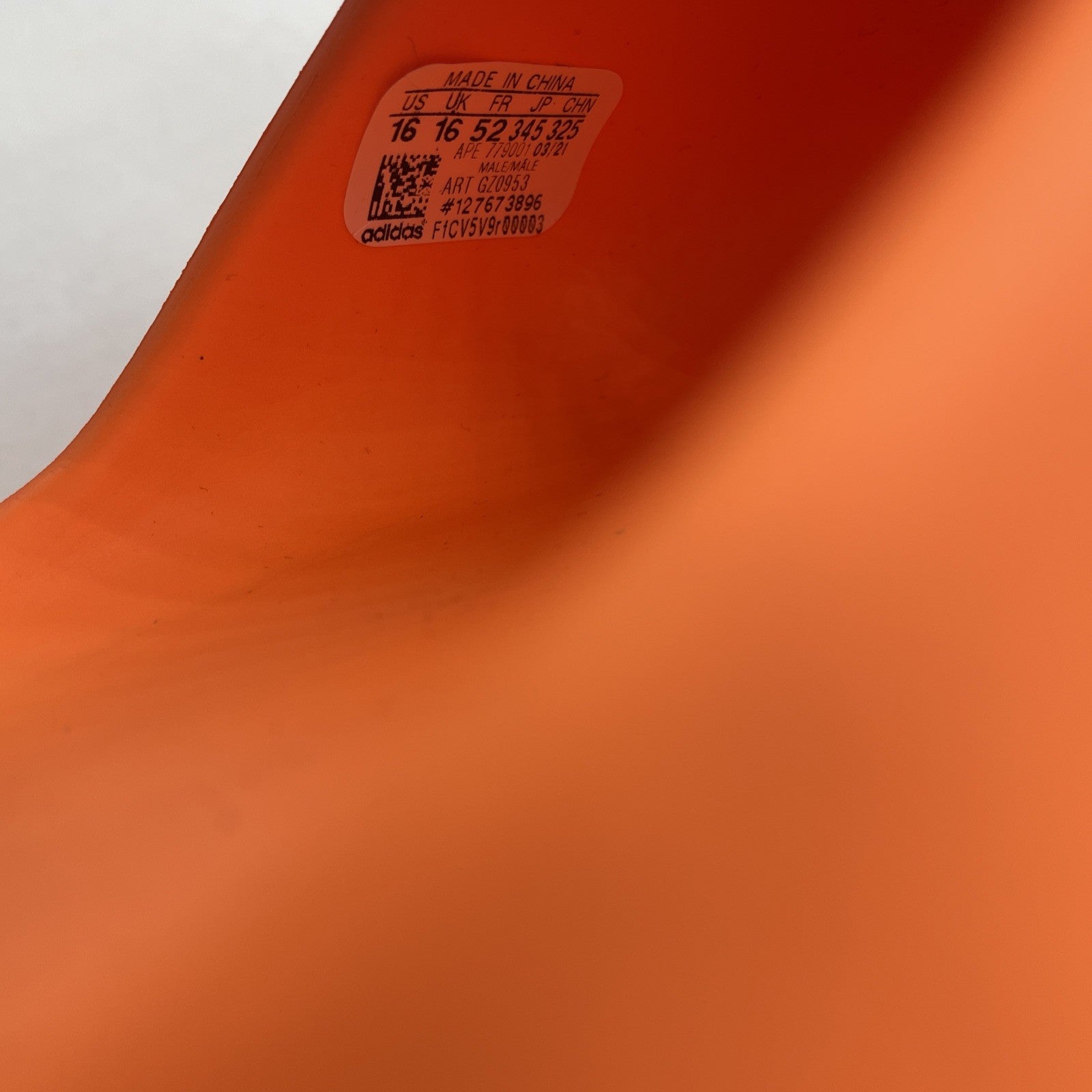 Size 16 - Adidas Yeezy Slide Enflame Orange (GZ0953)