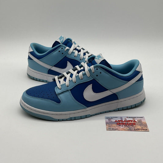 Size 11 - Nike Dunk Low Argon Blues Light & Navy Premium Leather Icy Colors OG