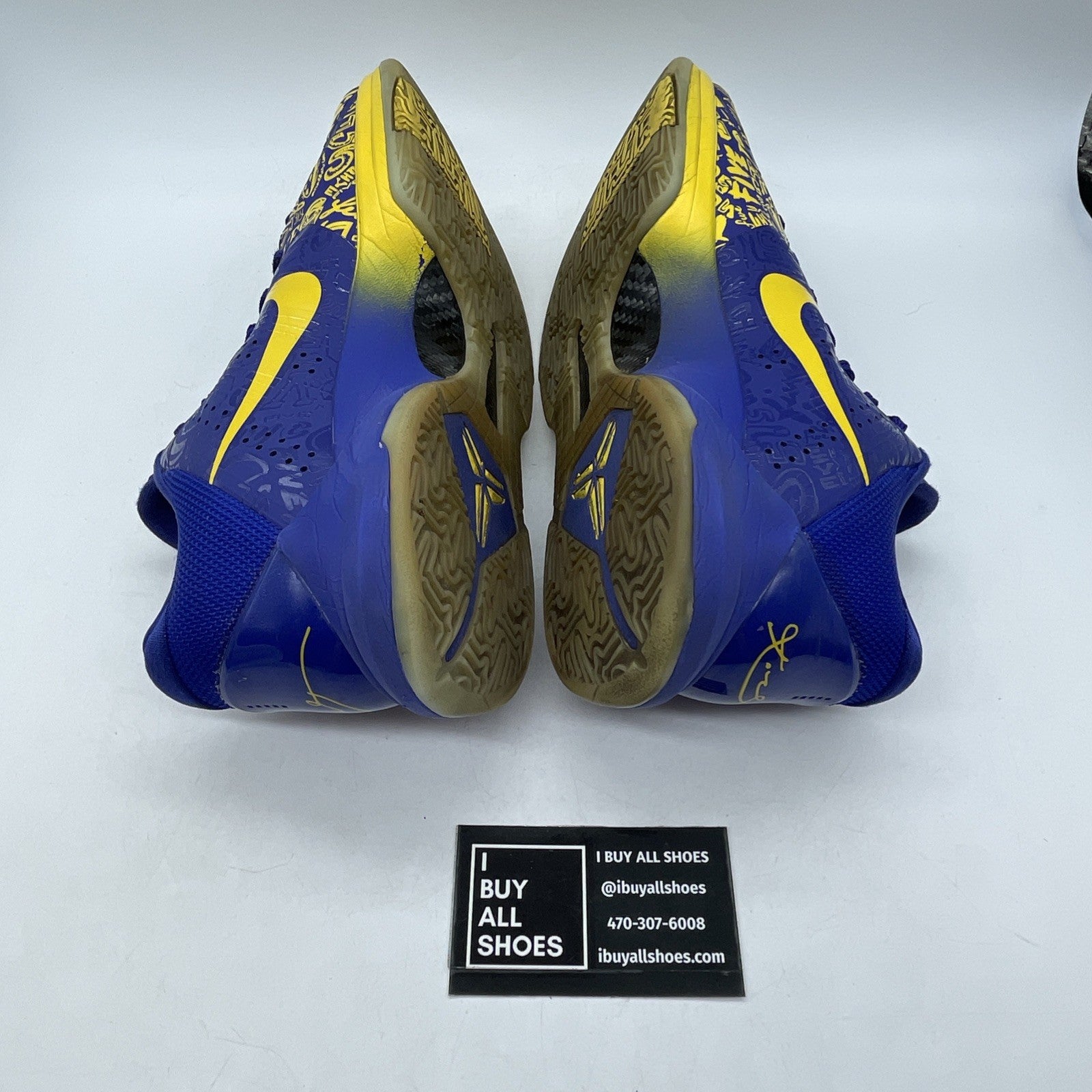 Size 10 - Nike Zoom Kobe 5 Protro 2020 5 Rings Blue Yellow Suede (CD4991400)