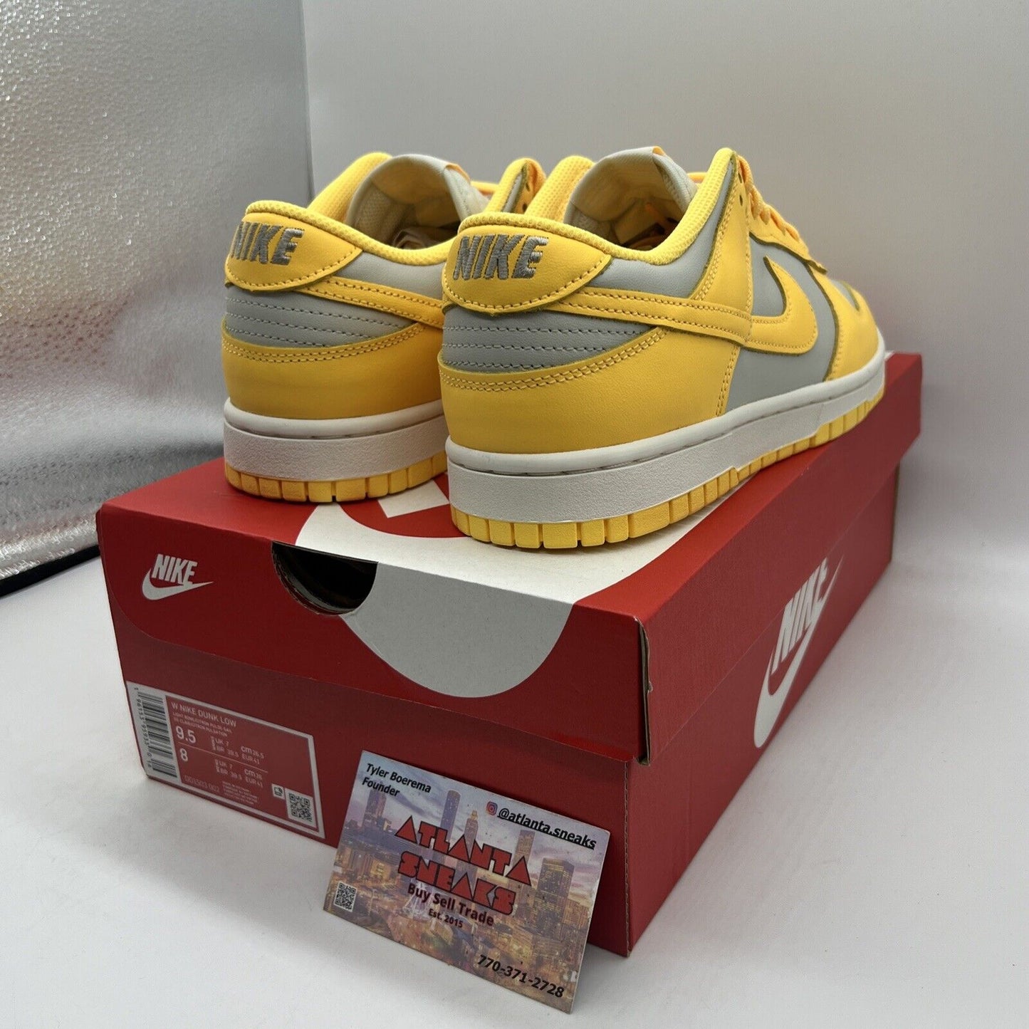 Size 9.5 - Nike Dunk Low Citron Pulse W Brand New Og All