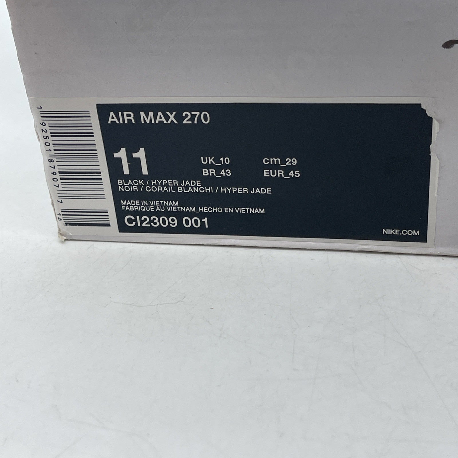 Size 11 - Nike Air Max 270 Have A Nike Day (CI2309-001)