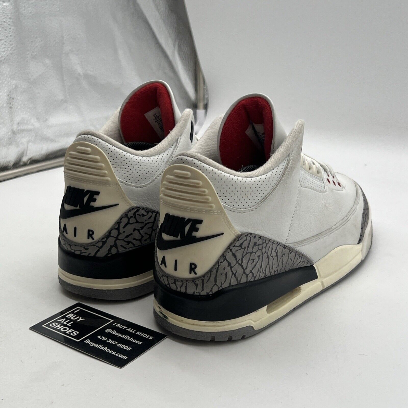 Size 10 - Air Jordan 3 Retro Mid White Cement Reimagined (DN3707-100)