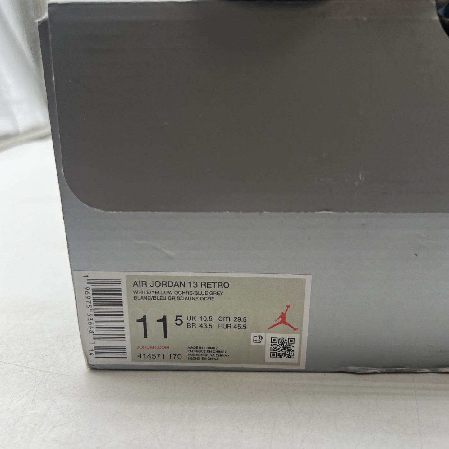Size 11.5 - Air Jordan 13 Retro Blue Grey (414571-170)