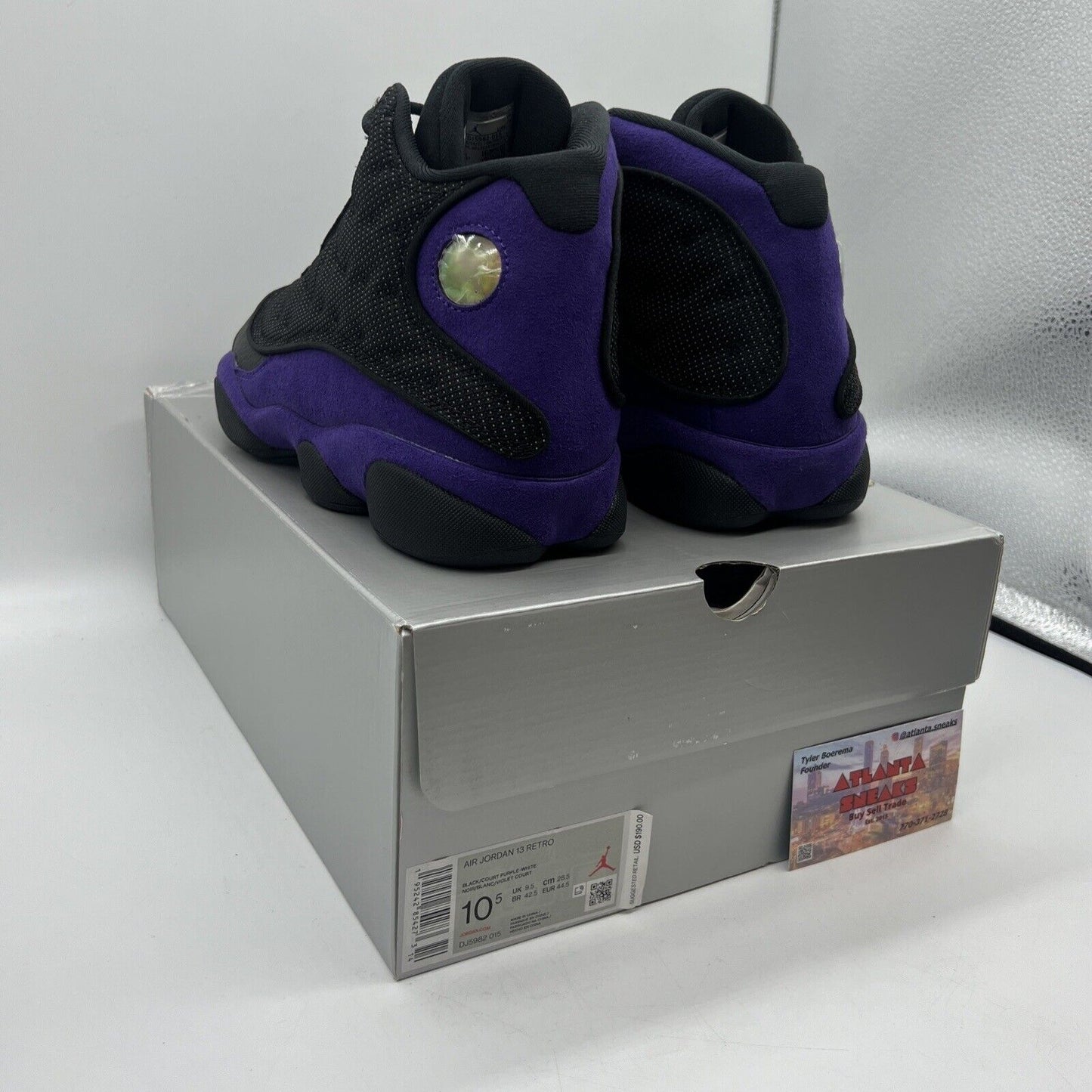 Size 10.5 - Jordan 13 Retro Court Purple Brand New Og All Black Purple