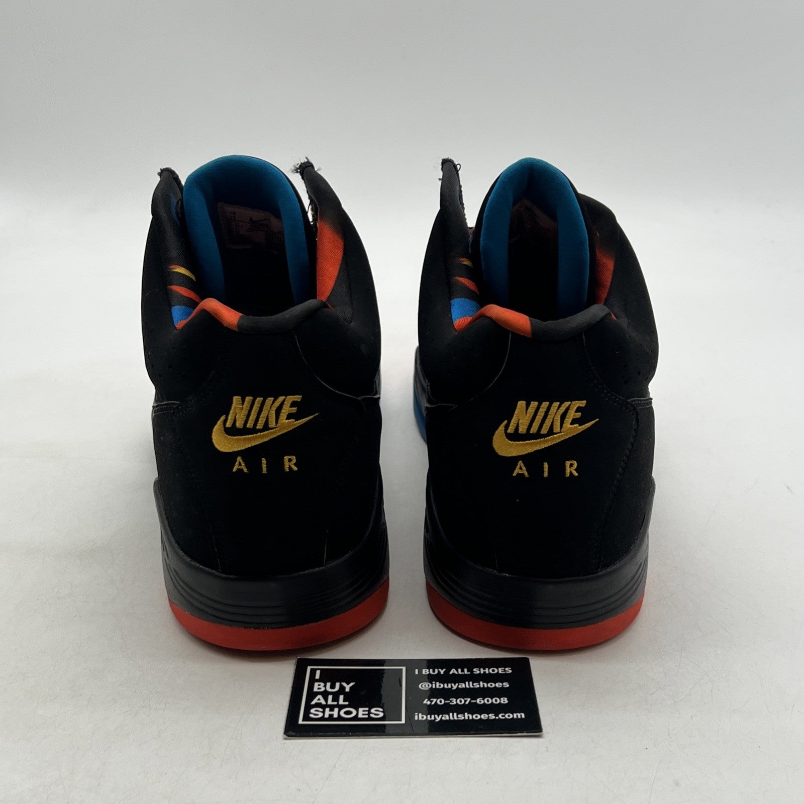 Size 13 - Nike Air Flight Lite Mid Black Team Orange (DQ7687-001)