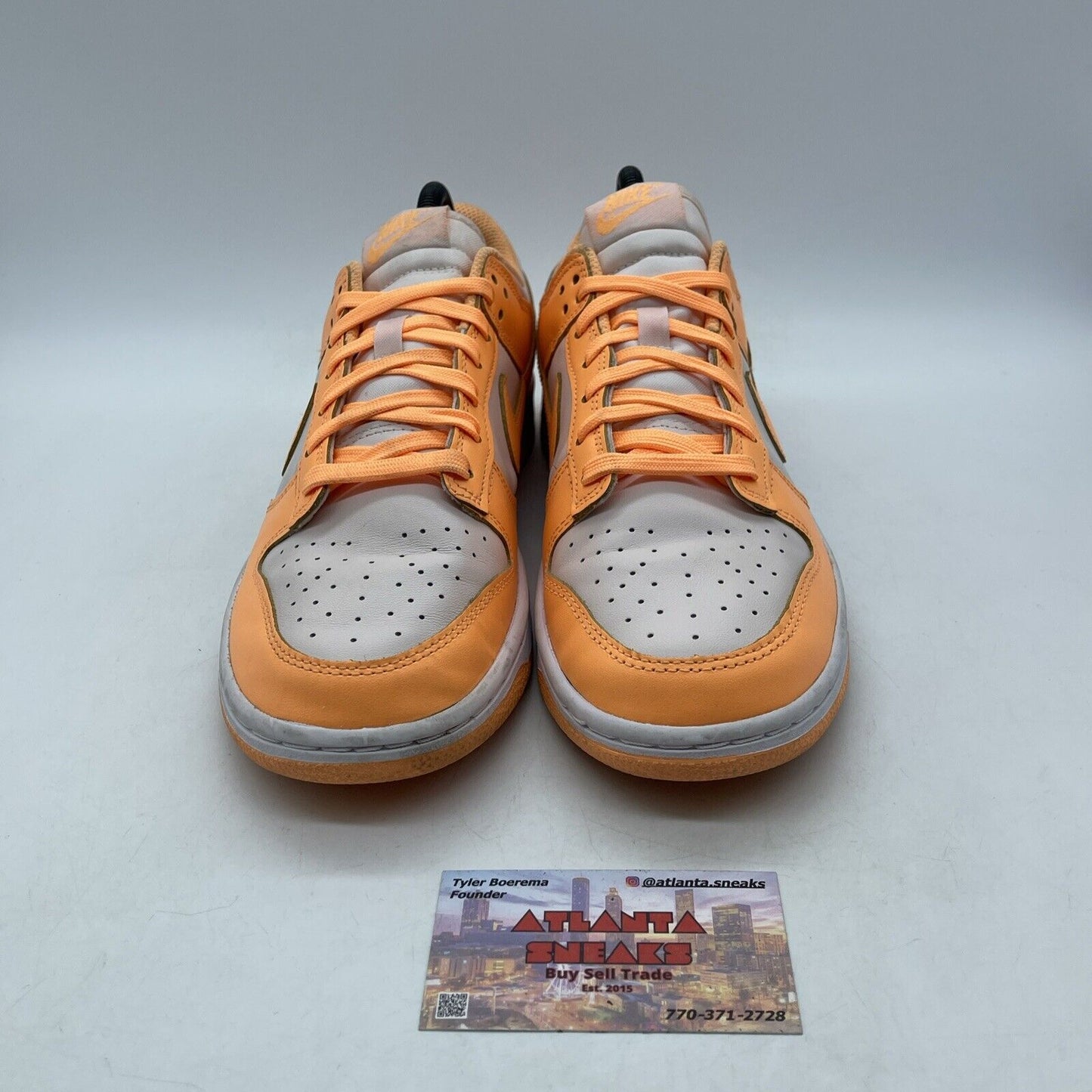 Size 9 - Nike Dunk Low Peach Cream 2022 Orange White Leather (DD1503-801)