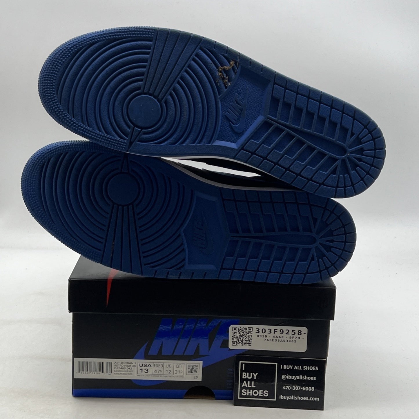 Size 13 - Air Jordan 1 Retro OG High Royal Reimagined (DZ5485-042)