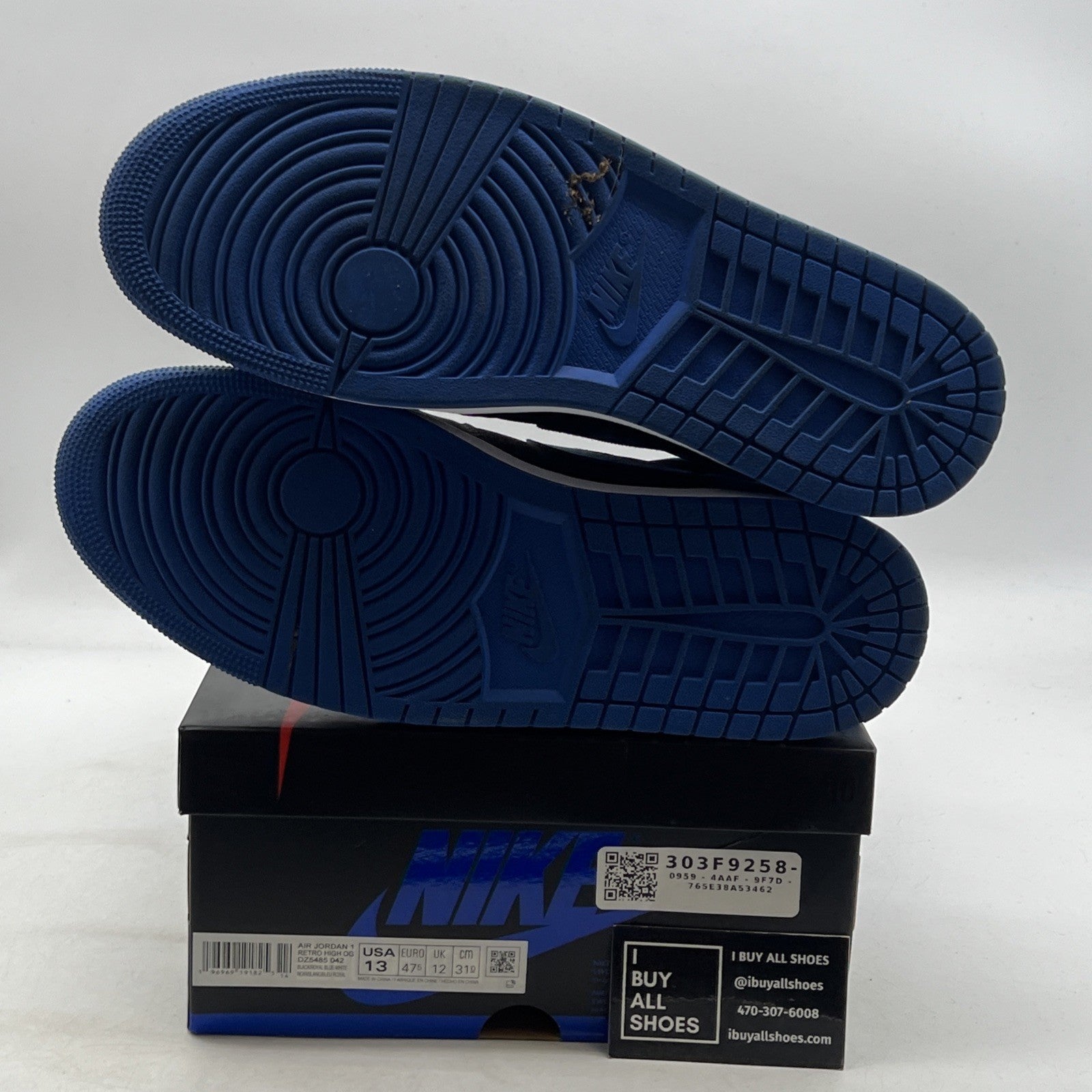 Size 13 - Air Jordan 1 Retro OG High Royal Reimagined (DZ5485-042)
