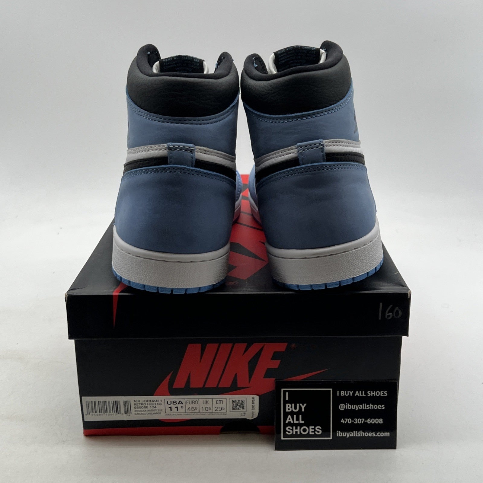 Size 11.5 - Air Jordan 1 Retro OG High University Blue (555088-134)