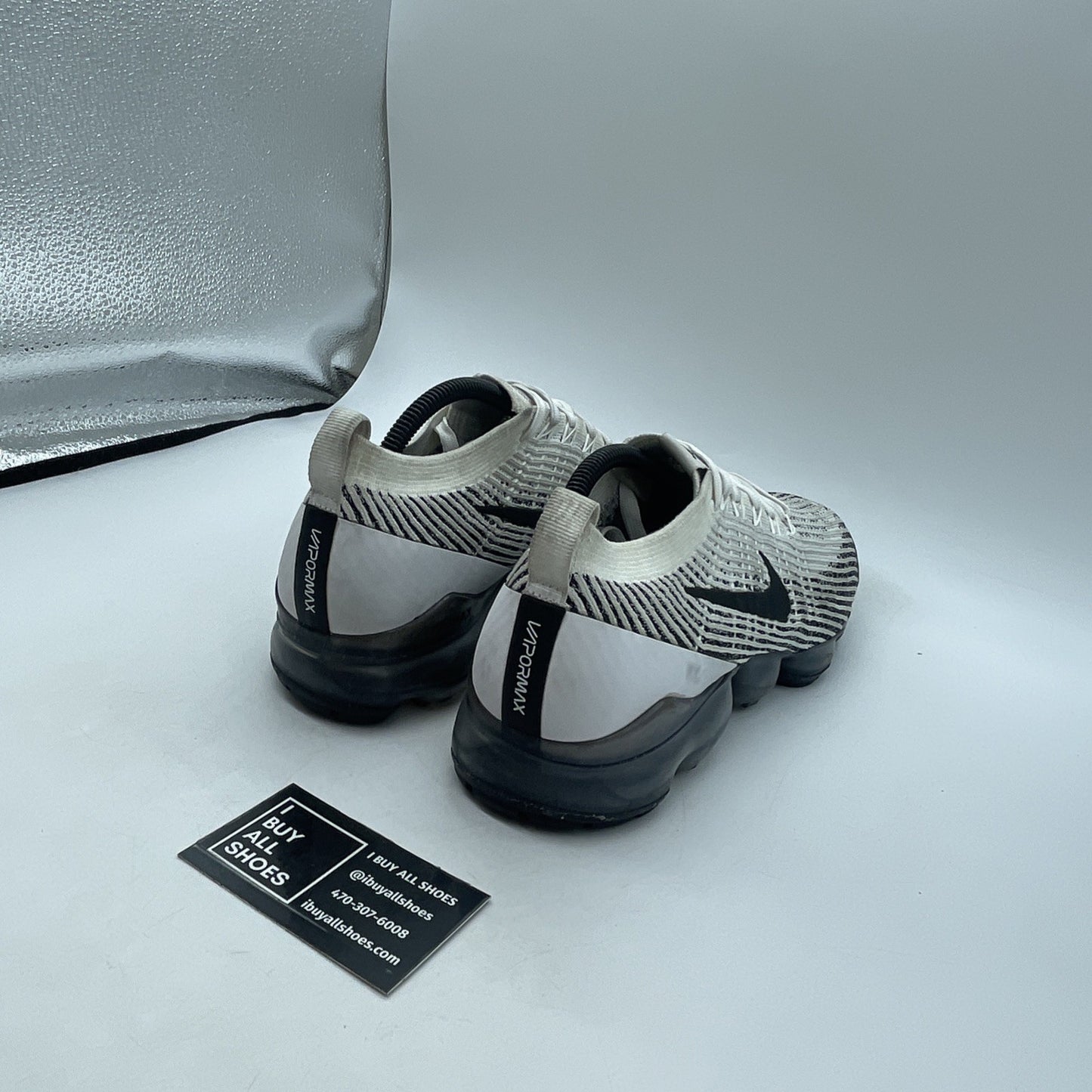 Size 11 - Nike Air VaporMax Flyknit 3 Zebra (AJ6900-105)
