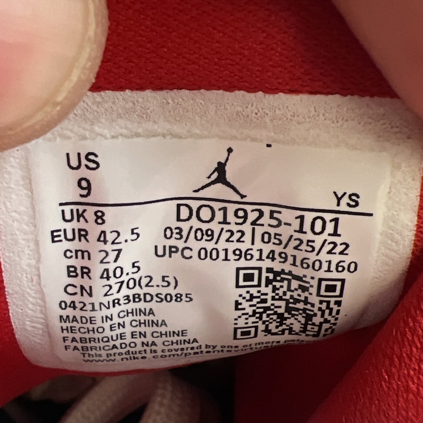 Size 9 - Jordan Jumpman Two Trey Olympic (DO1925-101)