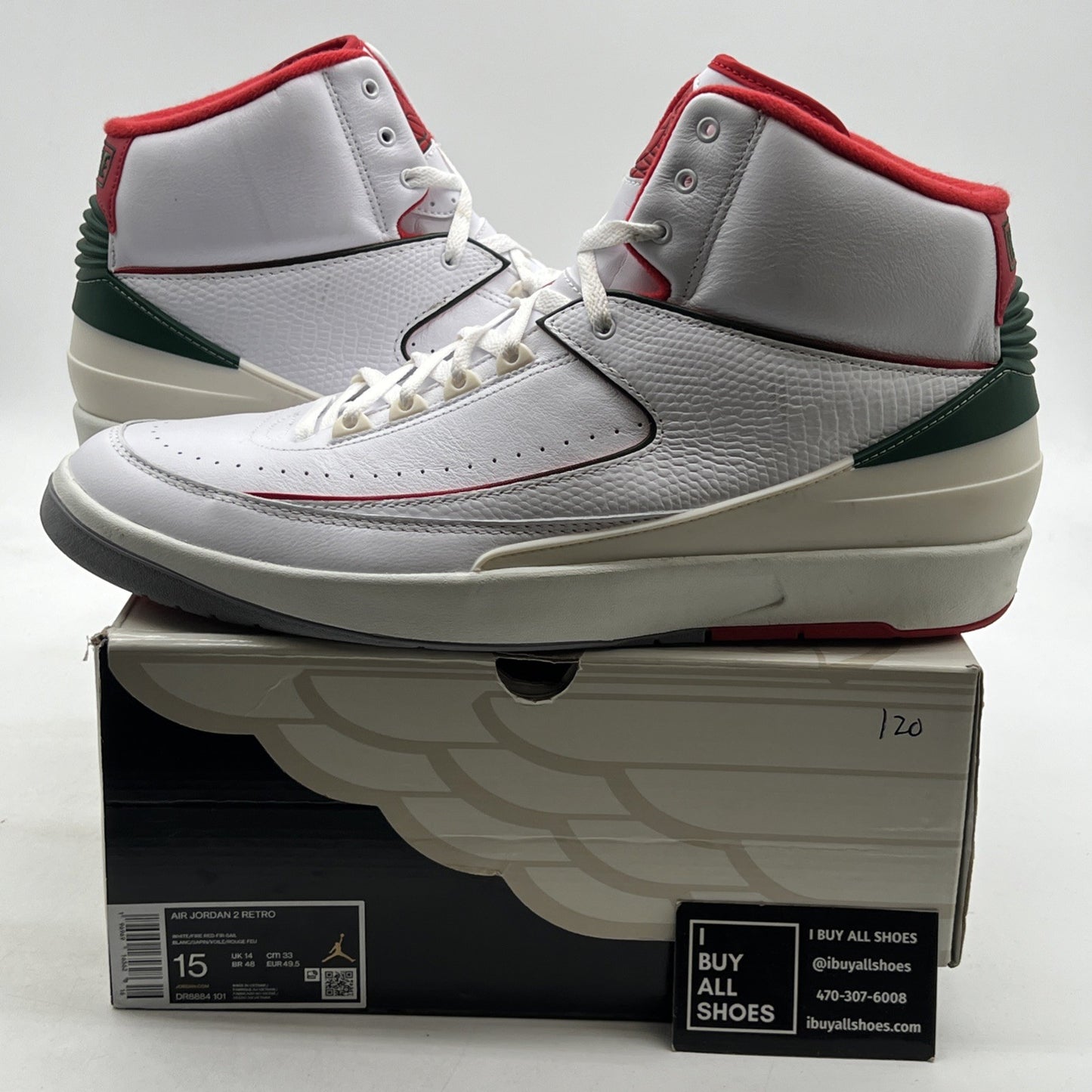 Size 15 - Air Jordan 2 Retro Origins (DR8884-101)