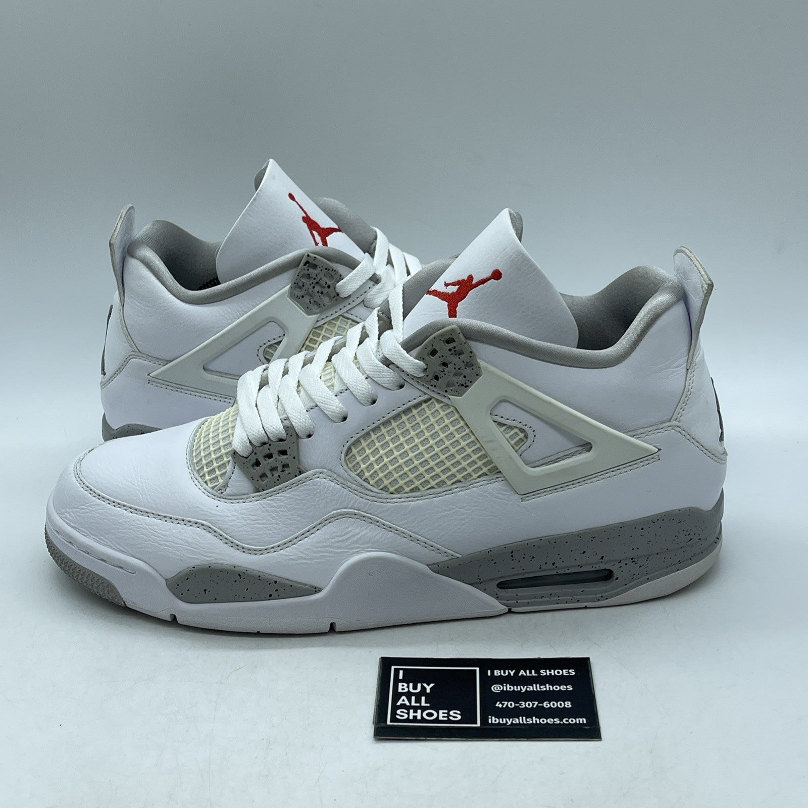 Size 13 - Air Jordan 4 Retro Mid White Oreo (CT8527-100)