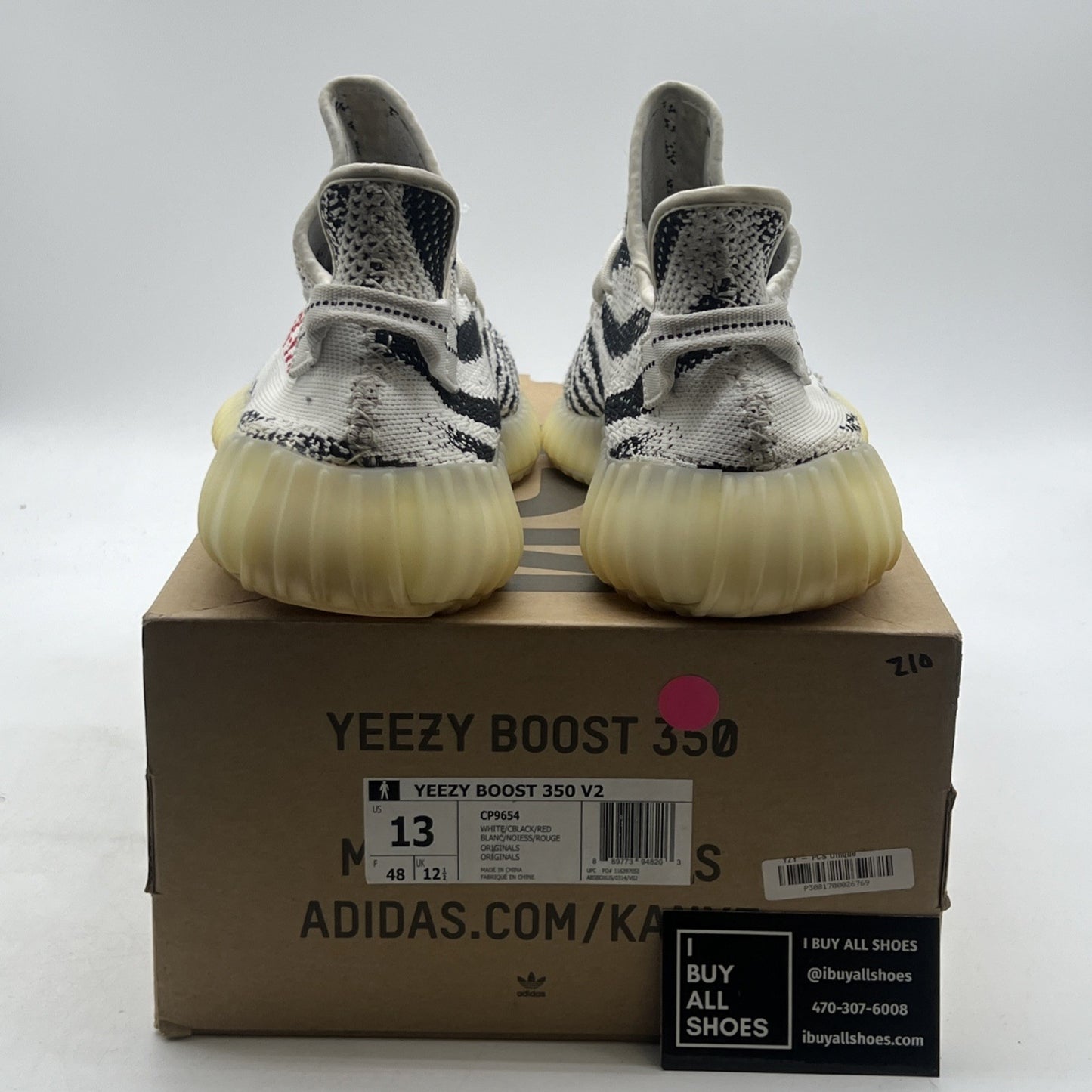 Size 13 - adidas Yeezy Boost 350 V2 Low Zebra (CP9654)
