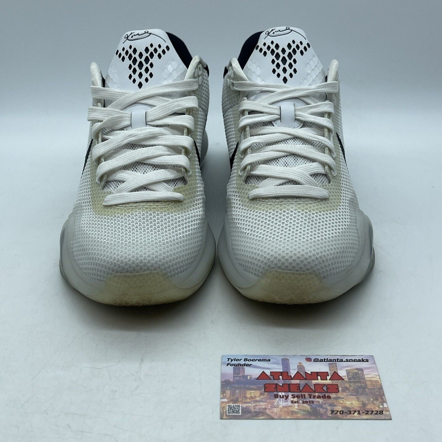 Size 8.5 - Nike Kobe 10 Fundamentals White Black Red (705317-100)