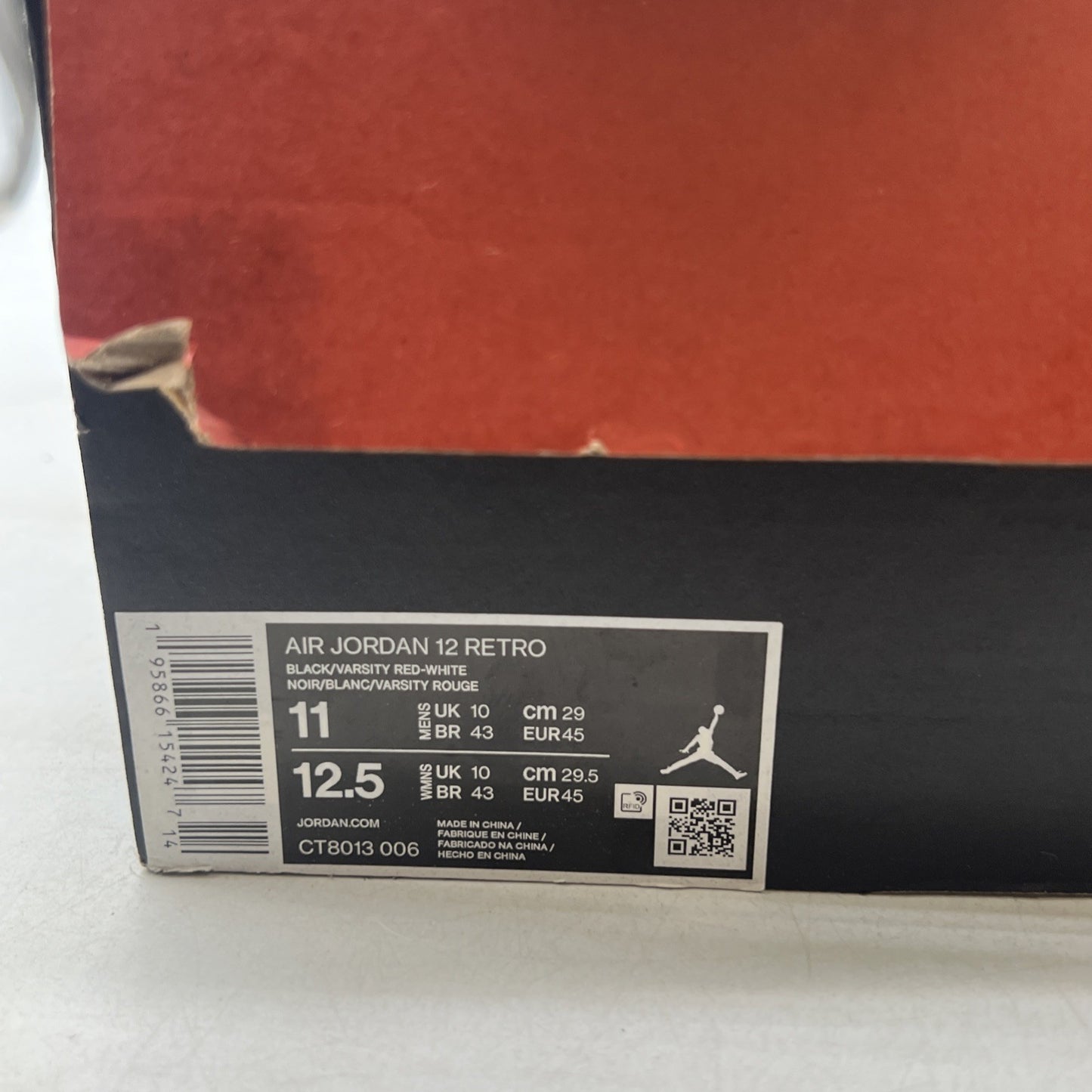 Size 11 - Air Jordan 12 Retro Mid Playoff (CT8013-006)