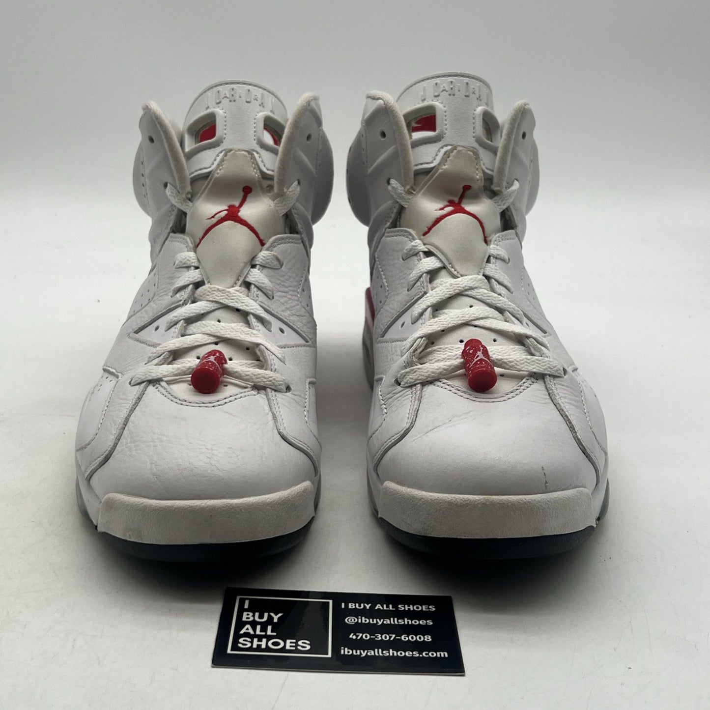 Size 12.5 - Air Jordan 6 White and University Red 2022 (CT8529-162)