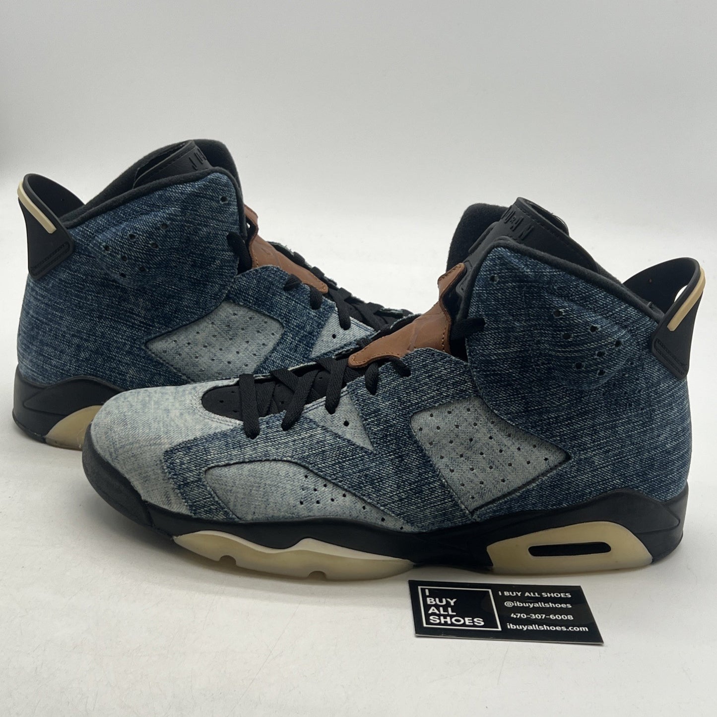 Size 14 - Air Jordan 6 Retro Washed Denim (CT5350-401)