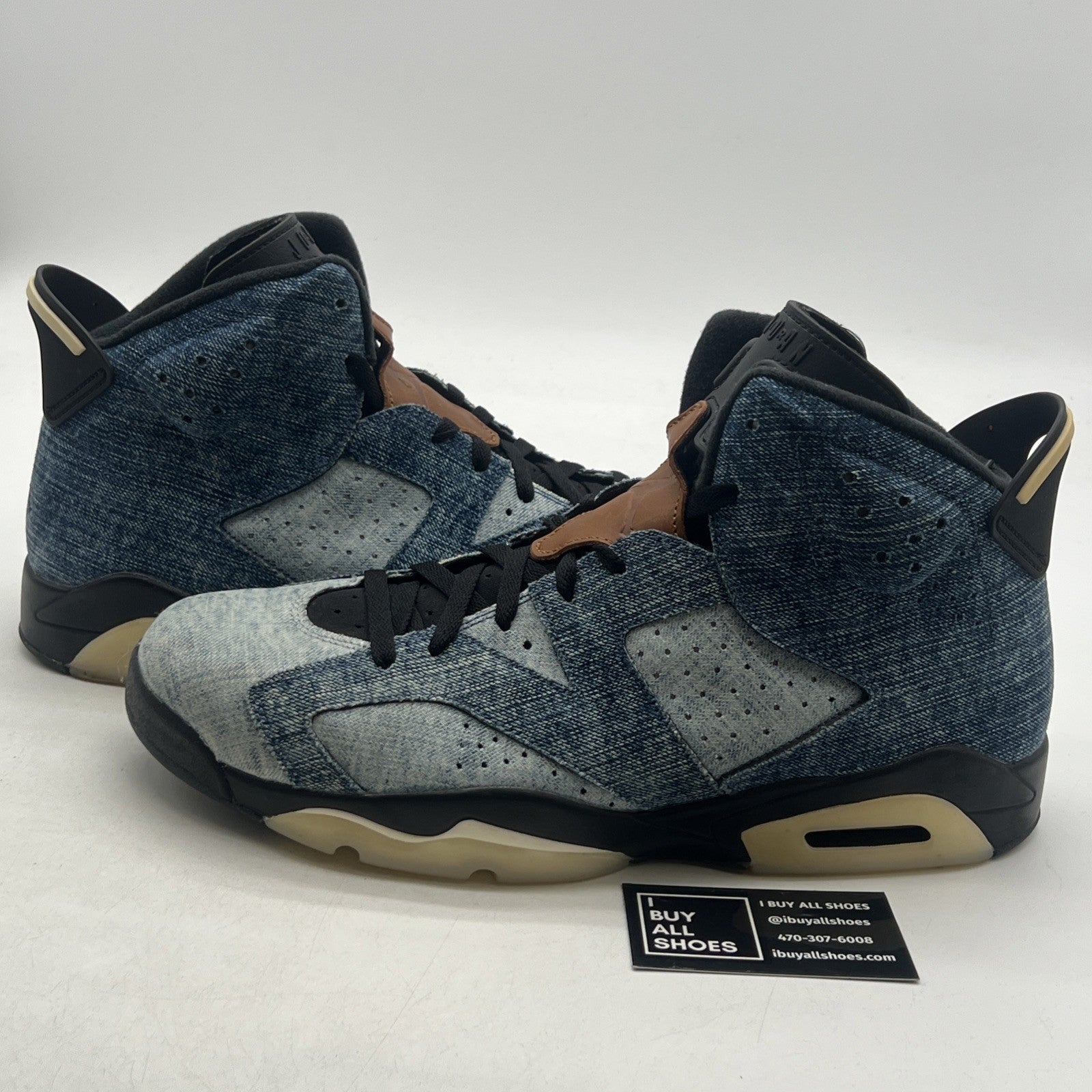 Size 14 - Air Jordan 6 Retro Washed Denim (CT5350-401)
