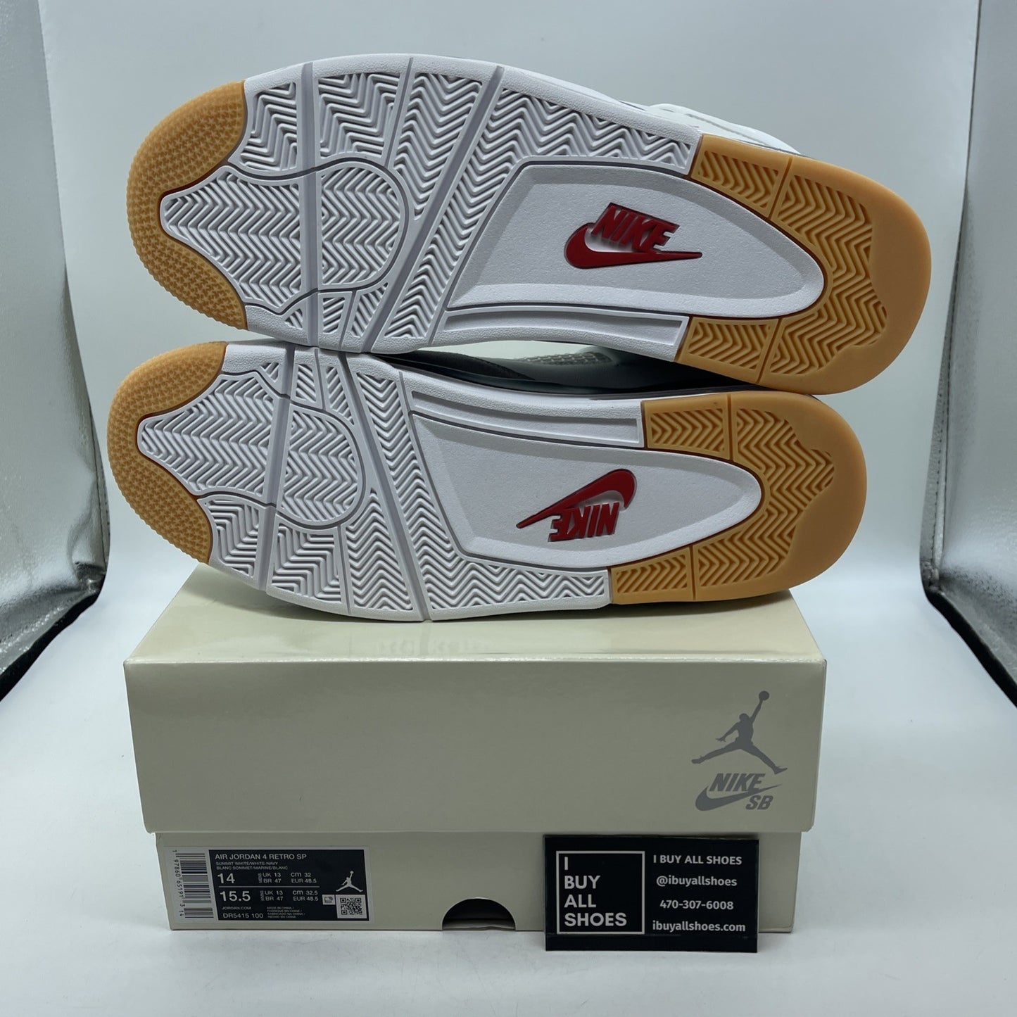 Size 14 - Air Jordan 4 Retro SP SB Navy (DR5415-100)