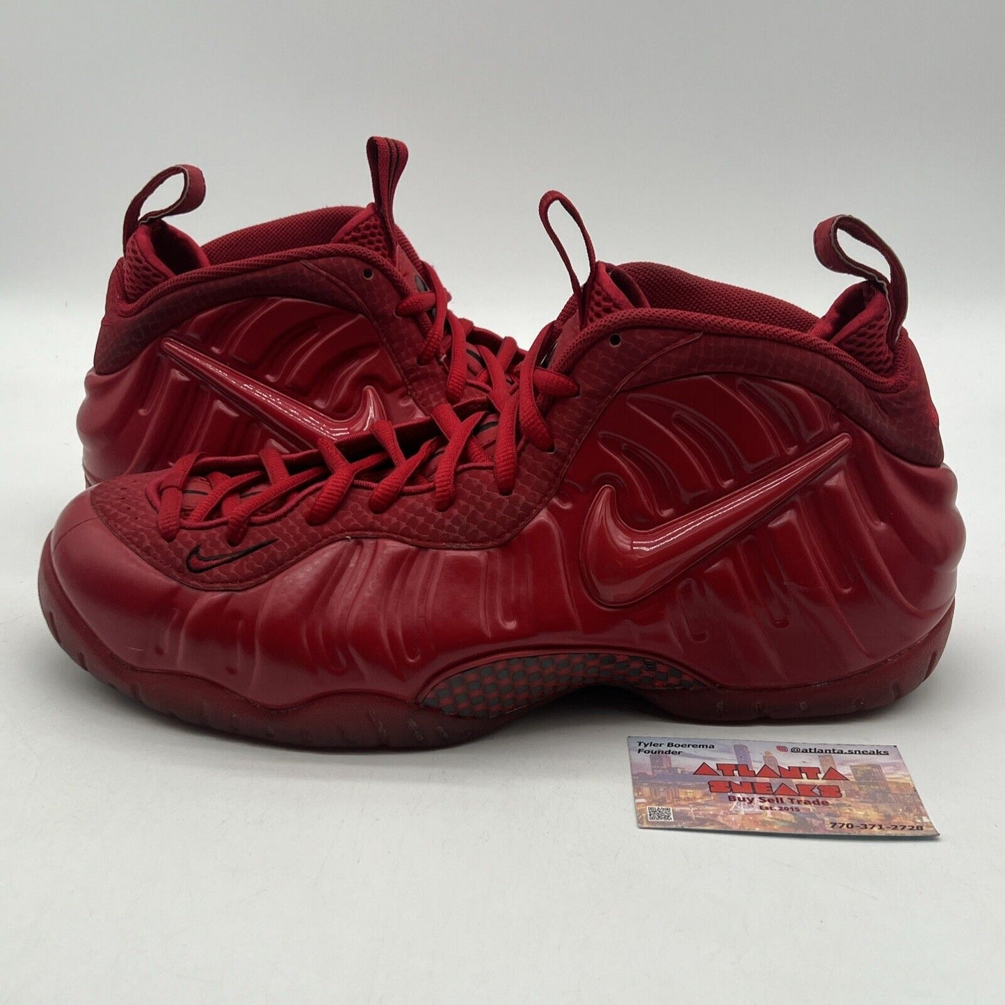 Size 13 - Nike Air Foamposite Pro Gym Red (624041-603)