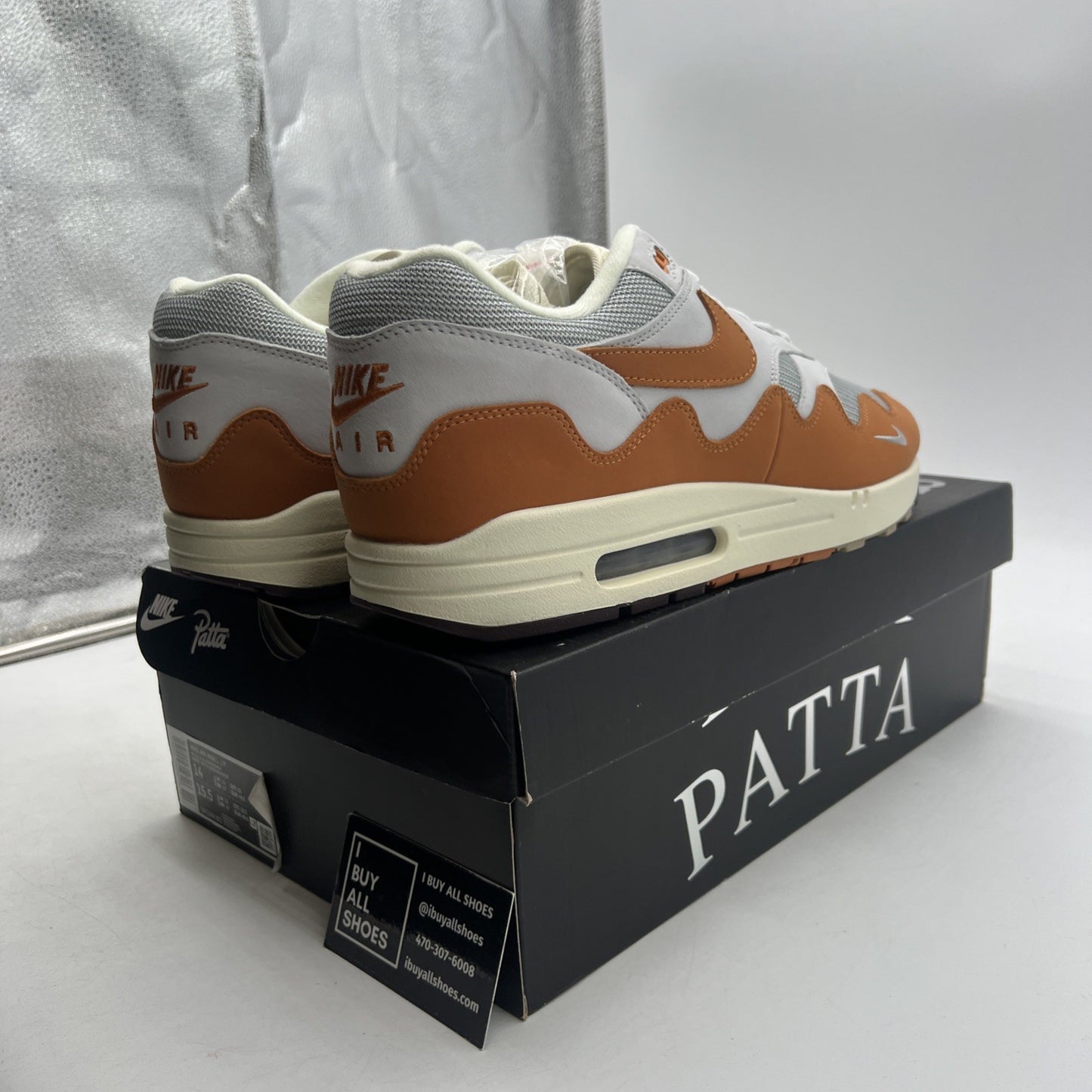 Size 14 - Nike Air Max 1 Patta Waves Monarch (DH1348-001)