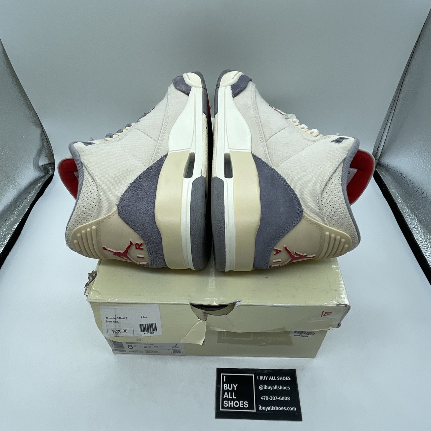 Size 8.5 - Air Jordan 3 Muslin (DH7139-100)