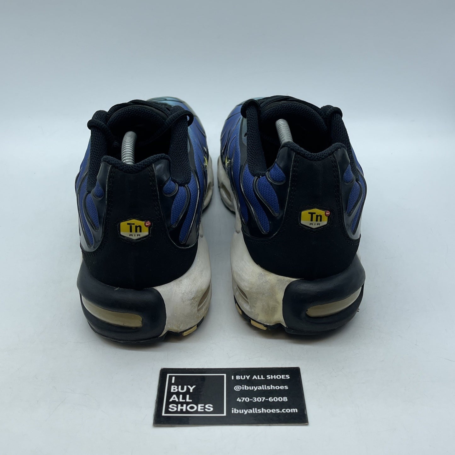 Size 13 - Nike Air Max Plus Hyper Blue Black Suede Leather (604133-475)