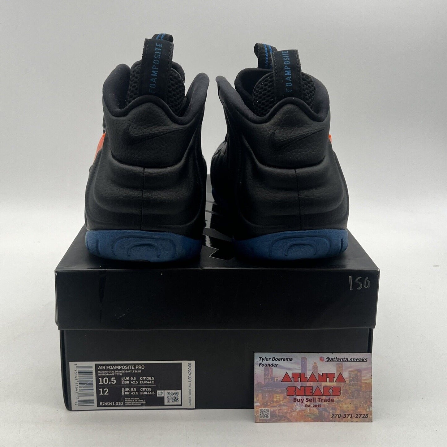 Size 10.5 - Nike Air Foamposite Pro Knicks (625041-010)