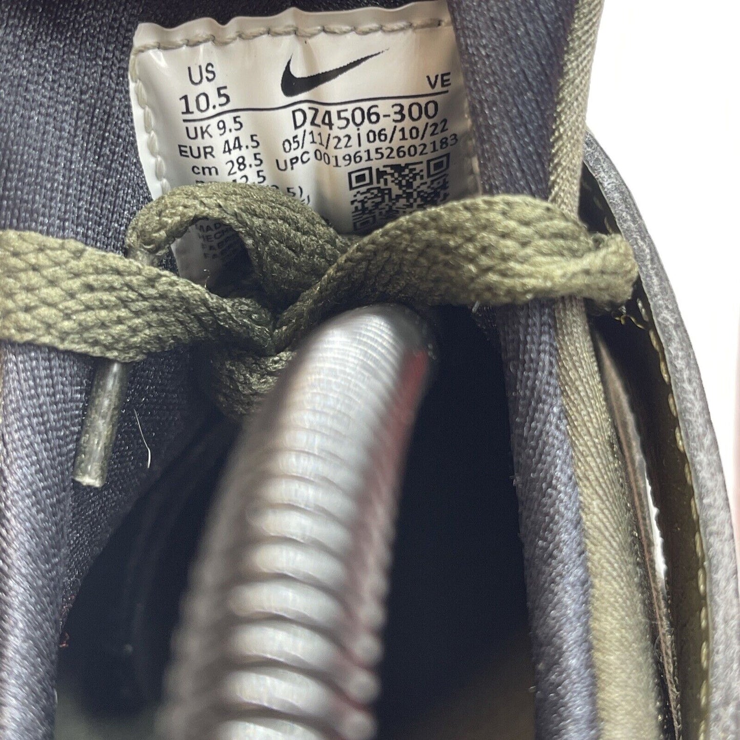 Size 10.5 - Nike Air Huarache Cargo Khaki Black Green Suede Rubber (DZ4506-300)