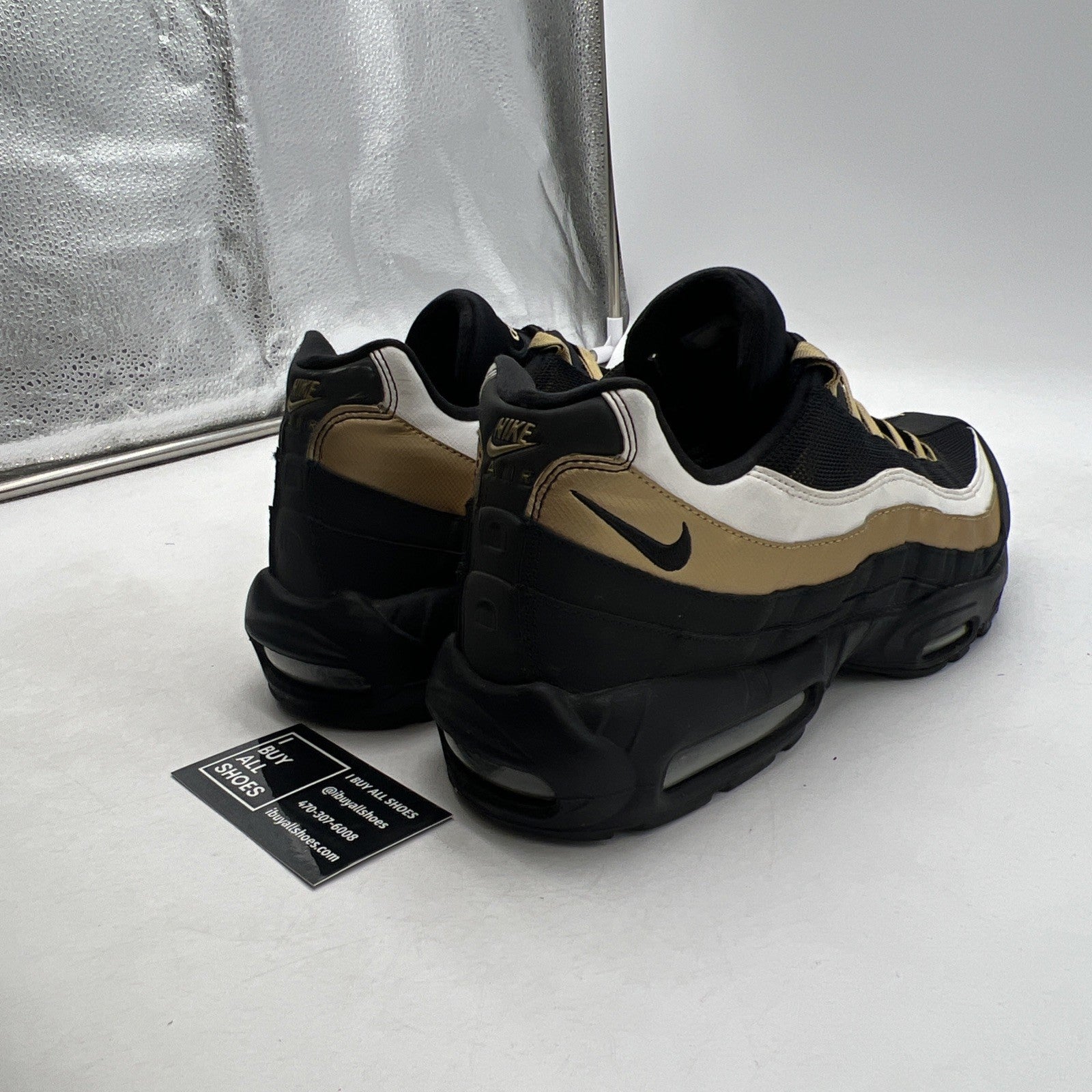 Size 13 - Nike Air Max 95 OG Black Gold (AT2865-002)