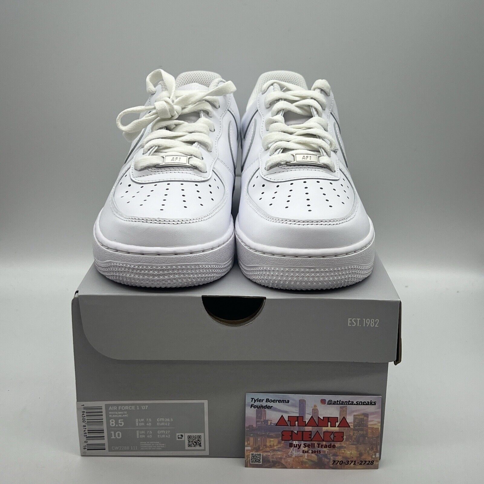 Nike Air Force 1 White Men's Shoe