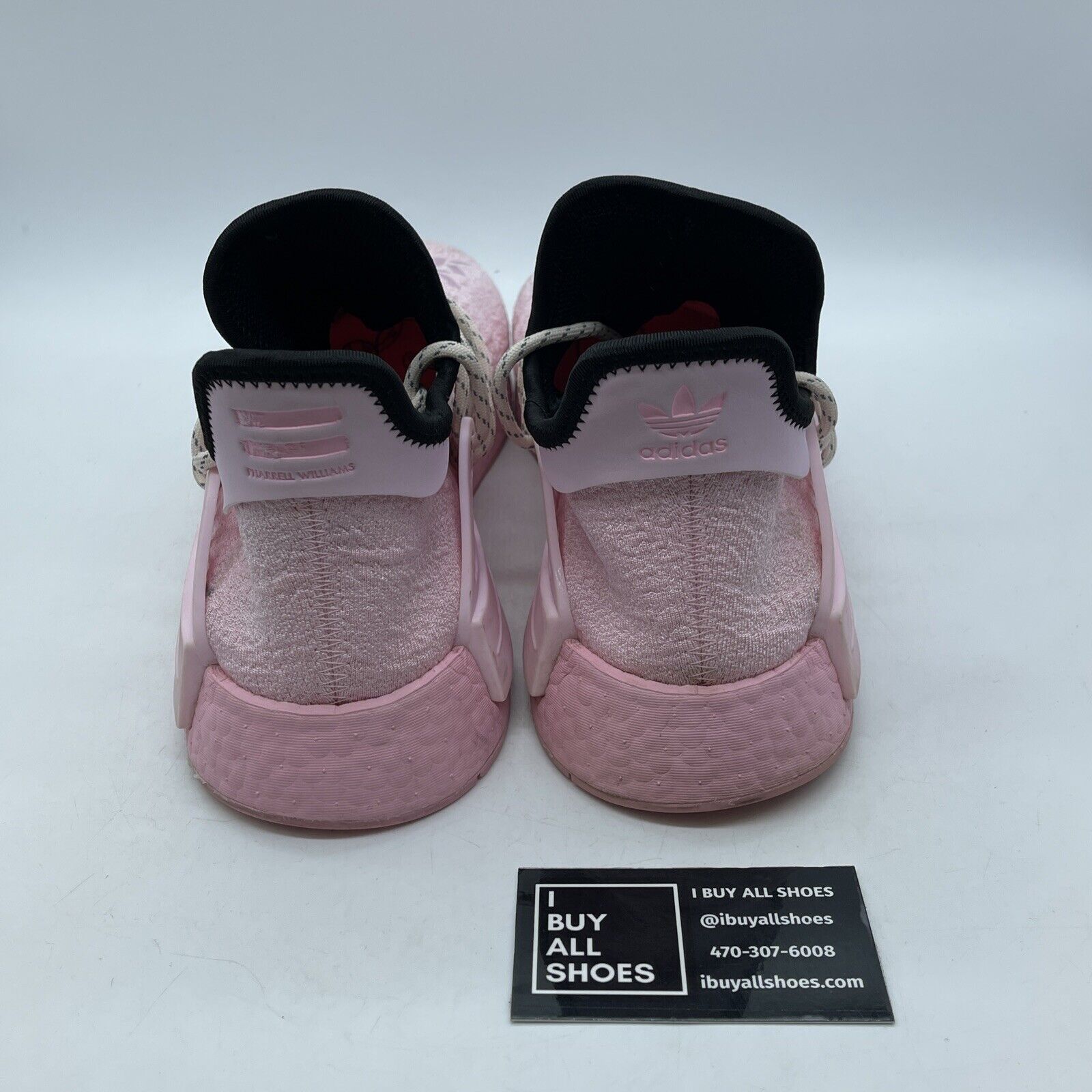 Size 12 - adidas Pharrell x NMD Human Race Pink Suede Rubber (GY0088)
