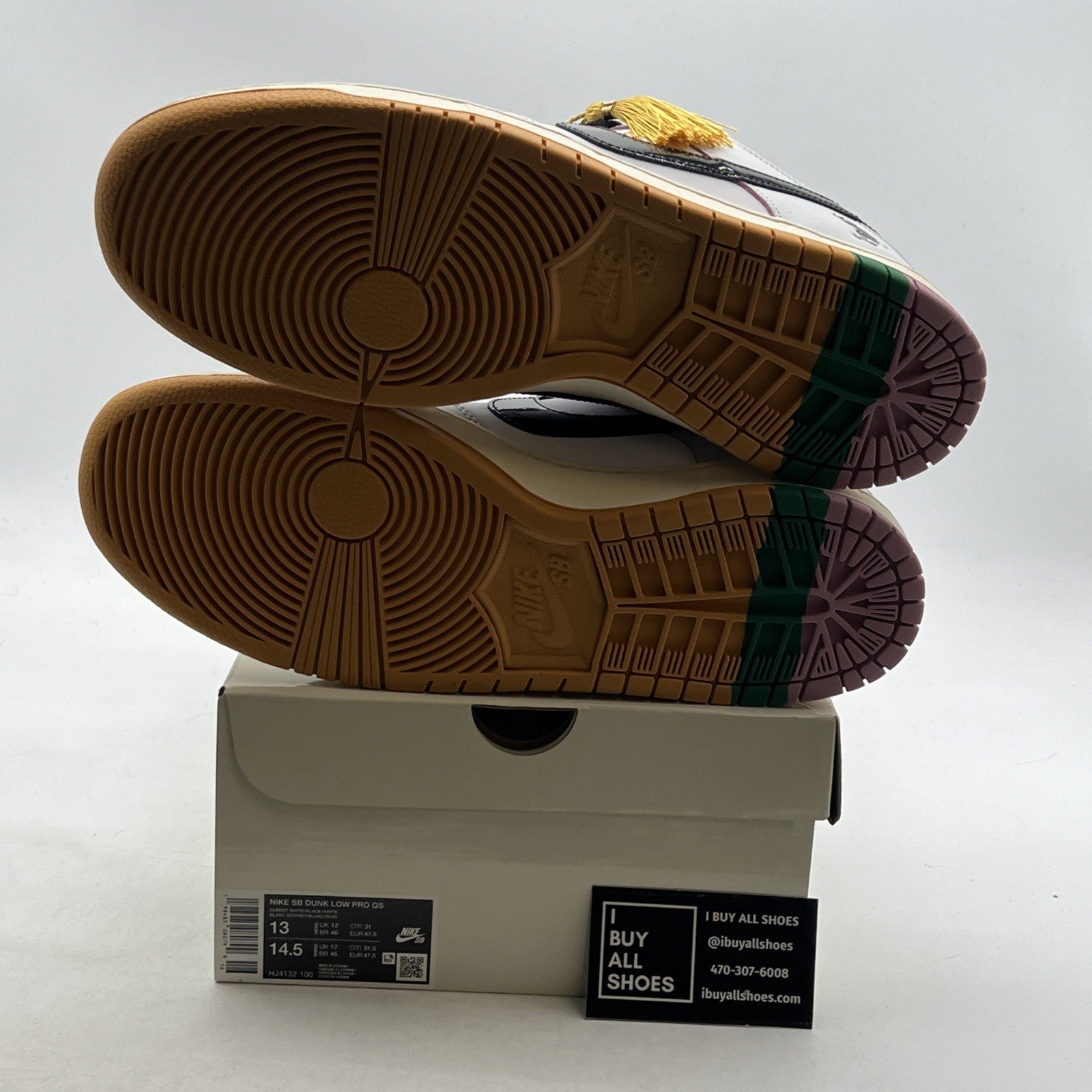 Size 13 - Nike CSEF x Dunk SB Low White Clear Emerald (HJ4132-100)