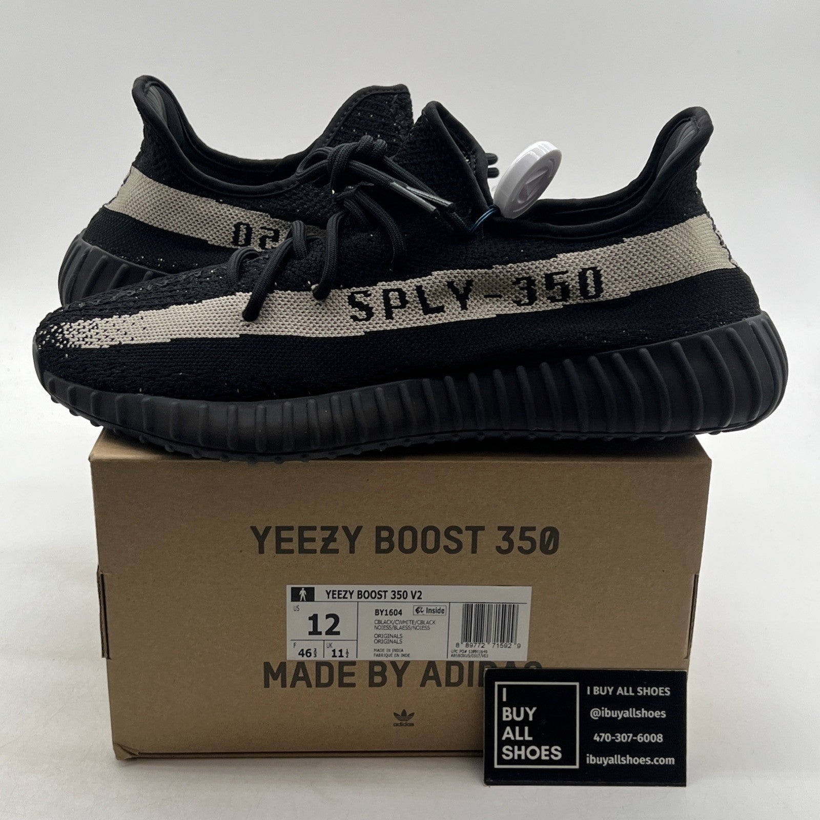 Size 12 - adidas Yeezy Boost 350 V2 Low Oreo (BY1604)