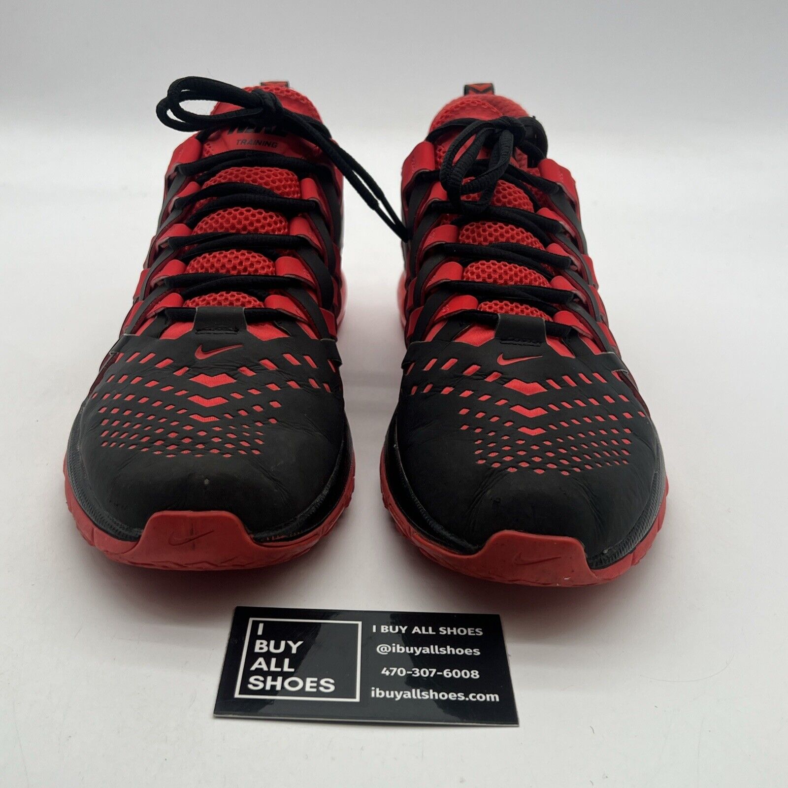 Size 10.5 - Nike Fingertrap Max Red (644673-006)