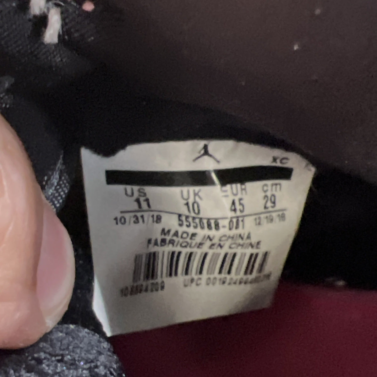 Size 11 - Air Jordan 1 Retro OG High Crimson Tint (555088-081)