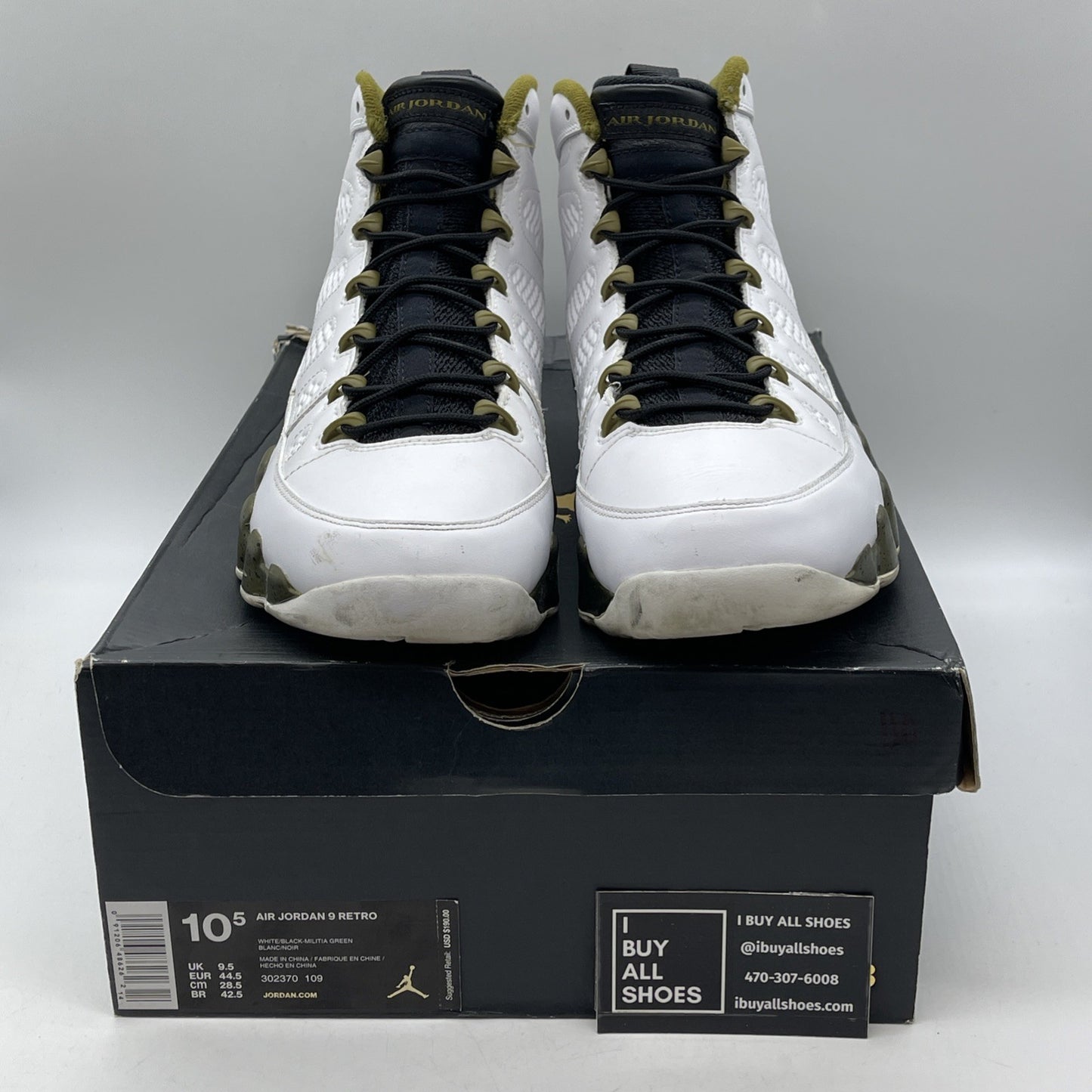 Size 10.5 - Air Jordan 9 Retro Statue (302370-109)