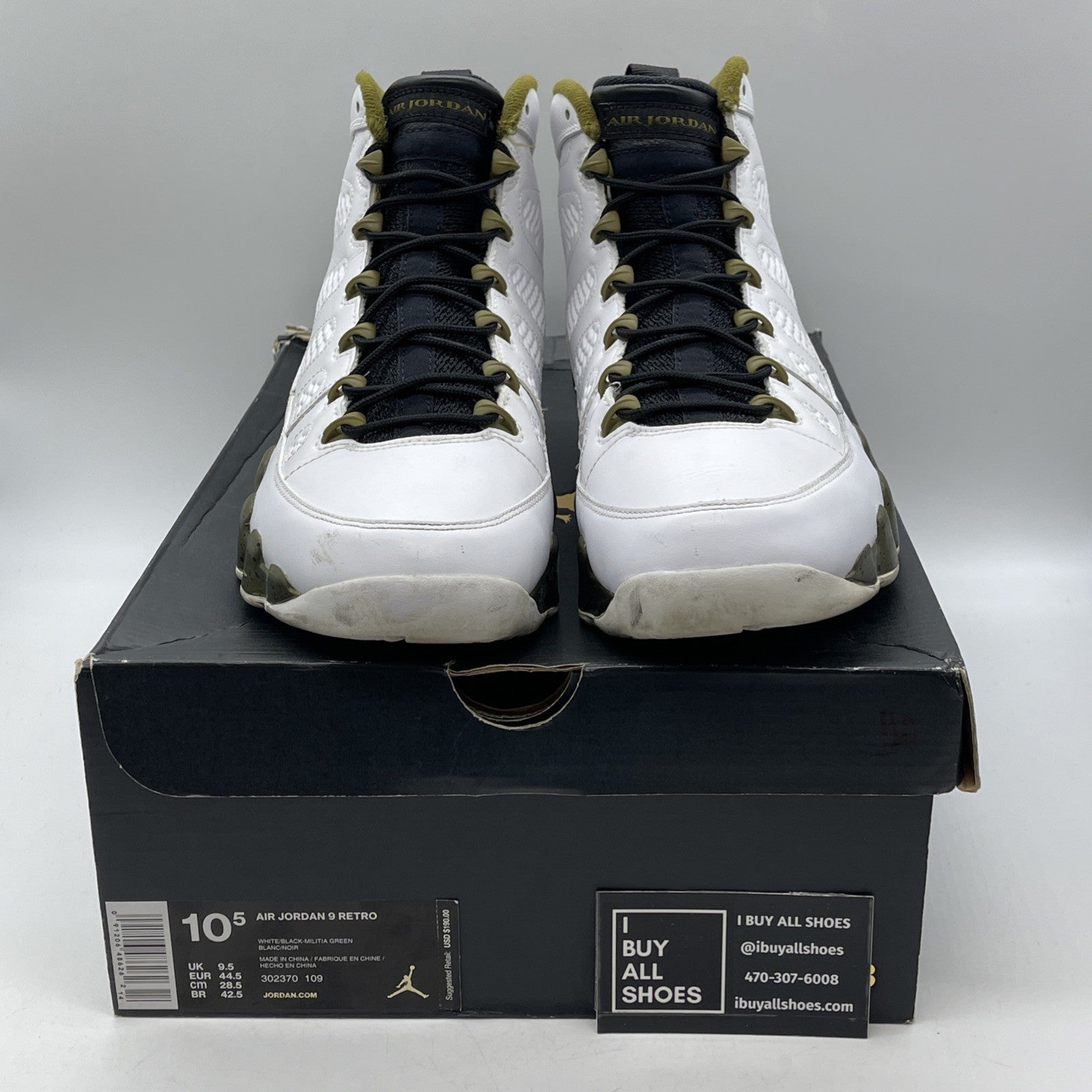 Size 10.5 - Air Jordan 9 Retro Statue (302370-109)