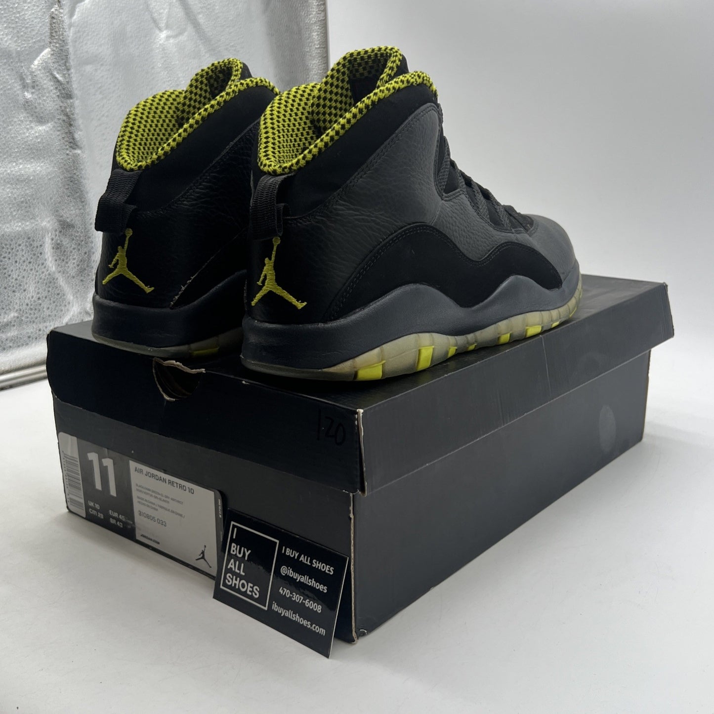 Size 11 - Air Jordan 10 Retro Venom (310805-033)