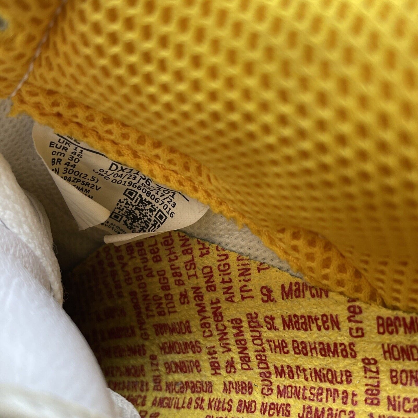 Size 12 - Nike Air Force 1 Low West Indies - University Gold (DX1156-101)