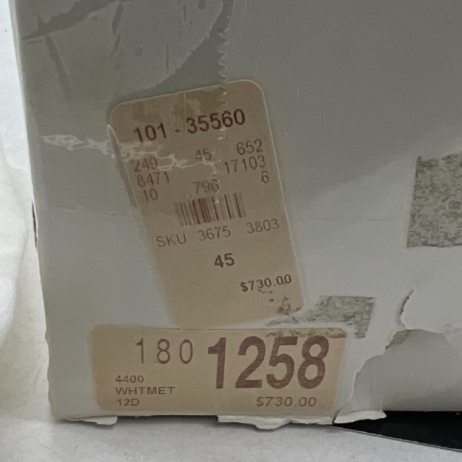 Size 45 - MAISON MARGIELA 22 low silver sole sneakers