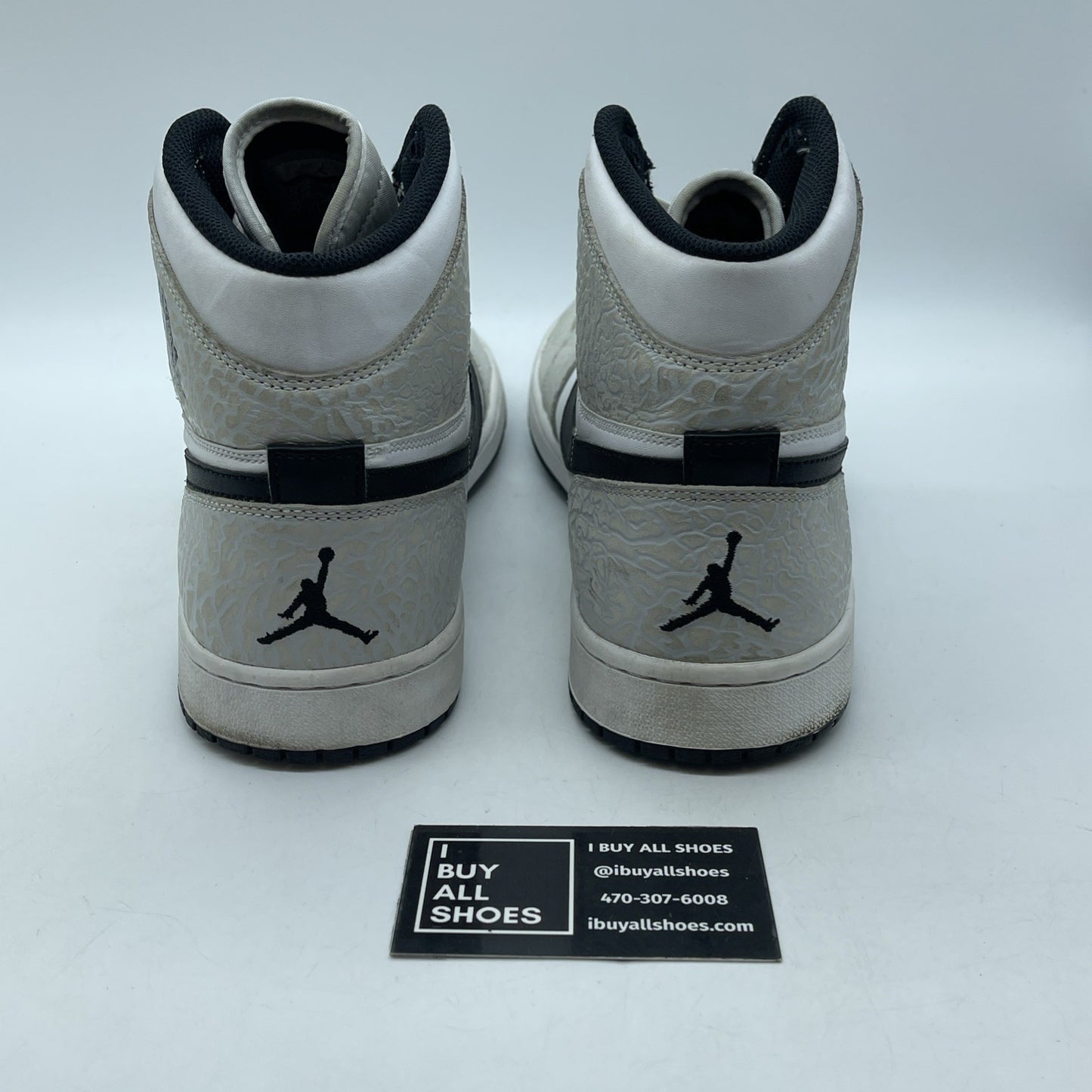 Size 11.5 - Air Jordan 1 Retro High White Elephant Grey White (839115-106)