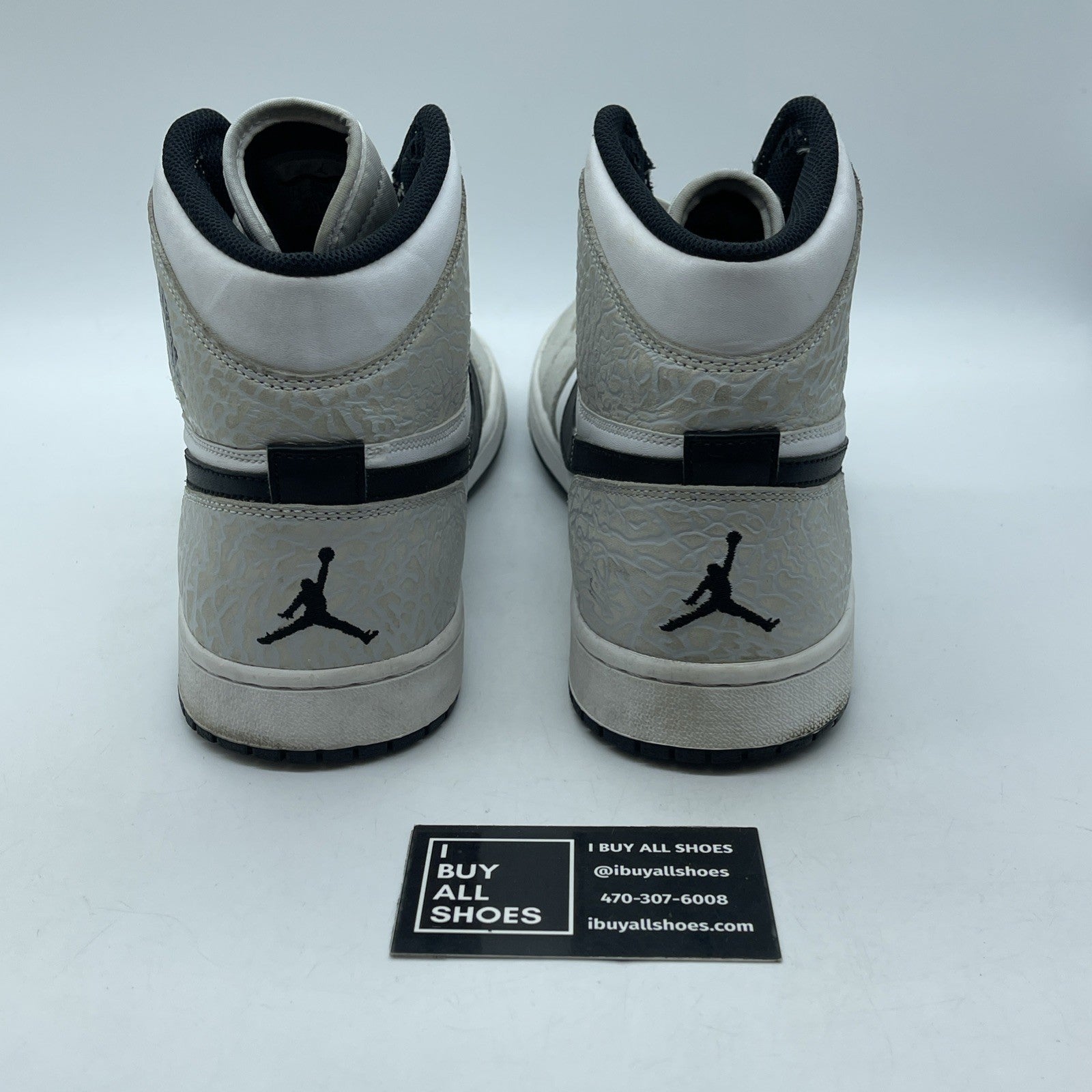 Size 11.5 - Air Jordan 1 Retro High White Elephant Grey White (839115-106)