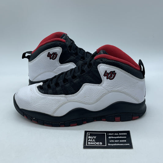 Size 9.5 - Air Jordan 10 Double Nickel Black White Leather (310805-102)