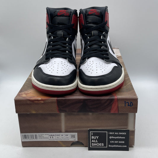 Size 11 - Air Jordan 1 Retro OG High Black Toe Reimagined Leather (DZ5485-106)